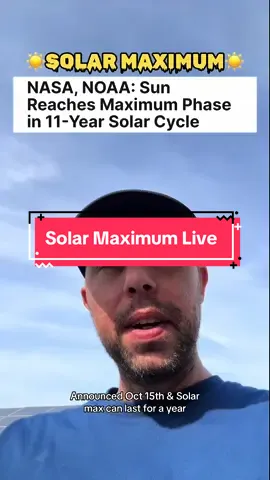 Solar Maximum Live Time #sun #telescope #Astronomy 