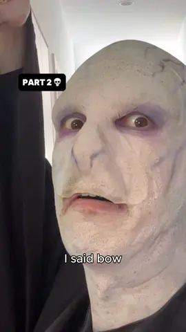 More high budget Lord Voldemort 💀#voldemort #impression #harrypotter #fyp 