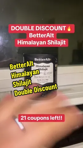 Sale’s about to end! Grab one while you can! #shilajitresin #betteralt #himalayanshilajit #shilajit #TikTokShop 