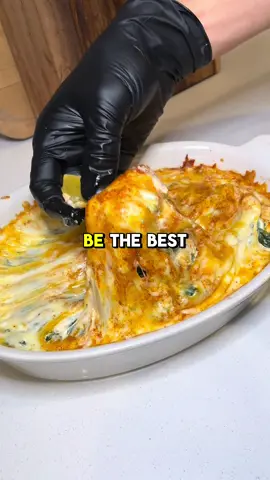 3 Cheese Spinach Dip 🧀🔥 recipe ⬇️ 2 tbsp butter 12 oz spinach 2 garlic cloves, minced 1/2 tsp salt 16 oz cream cheese, softened 1 cup cheddar cheese, freshly grated 1 cup mozzarella cheese, freshly grated 1 tsp salt 1/2 tsp black pepper 1 tsp garlic powder 1 tsp italian seasoning 1/4 tsp dried red pepper flakes 1 tbsp lemon juice 1 tbsp Worcestershire sauce Preheat oven to 400F. In a pan on medium heat, melt butter and add spinach with a pinch of salt. Once wilted down, add garlic and sauté for a few minutes. Set aside and let it drain. Add the rest of the ingredients to a mixing bowl. Mix until well combined then add spinach and mix again. Add to an oven safe baking dish or cast iron pan. Sprinkle more cheese over top. Bake until cheese is bubbly and melty. Homemade Chips Yellow Corn Tortilla Chips Spray oil Air fry 370F for 5-7 minutes or until golden brown crispy. #spinach #spinachdip #appetizers #cheeselover #cheesedip 