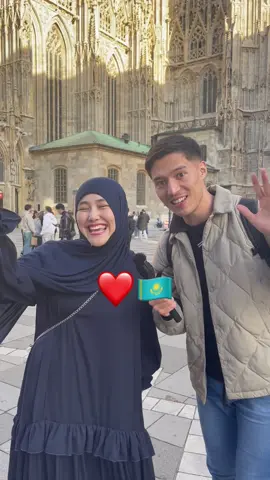 Sweet lady from Kazakhstan ❤️🇰🇿 . @diphoriaaa  . #kazakhstan #muslim #japan #japanese #wien #vienna #kazakh 