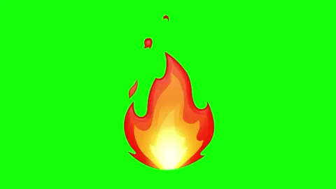 4K fire flame loop animation on a green chroma background (EXCLUSIVE — COPYRIGHT FREE)  #greenscreenvideo #copyrightfree 