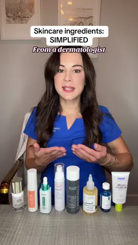 Skincare 101 😃 #dermguru #SkinCare101 #skincaresimplified #niacinamide #dermtok #lacticacid #glycolicacid 