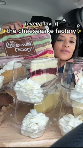 Trying every cheescake flavor from the cheescake factory (part 1) #fyp #fypシ #cheesecake #cooking #cheescakefactory #cake #mukbang #bakery #eating #asmr #dessert #recipes #foodtiktok #foryou #foodreview #FoodTok #crunchy #carcook #crunchysounds #carcooking #food #fastfood #hack #Foodie #viral #fastfoodhack #secretmenu