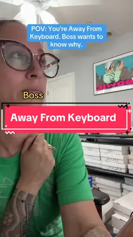 POV: You are away from keyboard (AFK) & Boss Wants To Know Why. Just a skit 💅 #justaskit #toxicmanager #toxicworkplace #toxicworkenvironment #corporatelife #corporatetiktok #officelife #officehumor #relatable #creatorsearchinsights #fypシ 