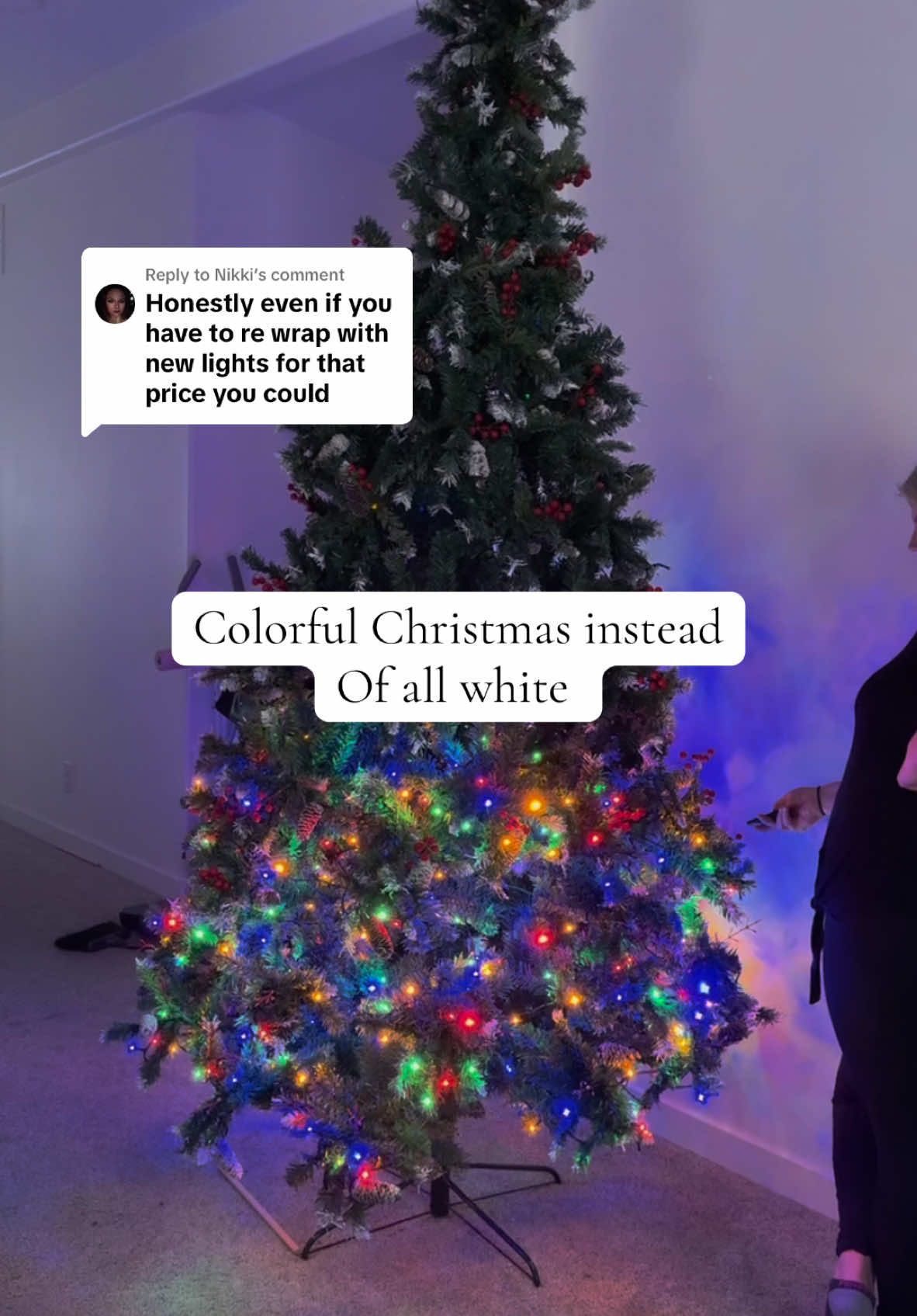 Replying to @Nikki  im living for the colorful christmas tree this year😍 #sahm #MomsofTikTok #TikTokShop #tiktokshopblackfriday #tiktokshopcybermonday #christmas #christmastree #christmastiktok #christmasdecorations #tiktokshopaffiliate #tiktokshopfinds 
