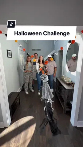 Flying Ghost Halloween Challenge 😱👻 #halloweenparty #games #challenge #partygame #fyp 
