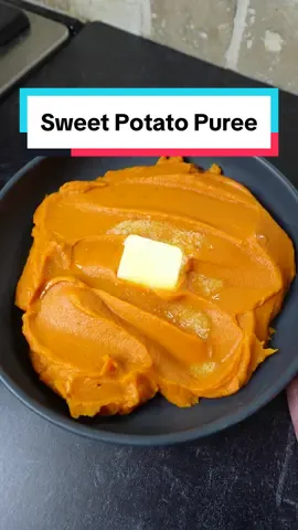 How to make Brown Butter Sweet Potato Puree! Check out this recipe in my new cookbook, Potato People! Comment “POTATO” and I will DM you a link to it! Ingredients: 1. 1.5 lbs yams 2. 1/4 cup unsalted butter 3. Salt to taste Instructions: 1. Preheat the oven to 425*F. 2. Line a baking sheet with foil and parchment paper on top. Add the sweet potatoes and poke the sweet potatoes all over with a fork (this is so they don’t explode in the oven because of the steam). Bake in the oven for 45 to 60 minutes, until the sweet potatoes are cooked through and fork tender. Remove from the oven. 3. While the potatoes are in the oven make the brown butter. Place the pieces of butter in the saucepan or skillet over medium heat. Stir constantly with a heat-resistant spatula or wooden spoon to ensure even melting and prevent the butter from sticking to the bottom of the pan. As the butter melts, it will start to foam, and you’ll hear a sizzling sound. This is the water content in the butter evaporating. Continue stirring the butter as it goes through several stages. The foam will subside, and you’ll start to see milk solids separating from the fat. The milk solids will sink to the bottom, and they will begin to brown. Once you reach the desired color and aroma, immediately remove the browned butter from the heat source. The residual heat in the pan will continue to cook the butter, so it’s crucial to take it off the stove at the right moment. Transfer to a heat proof bowl. 4. Slice the potatoes open with a knife and remove the skin. Remove the flesh from the skin and place in a food processor or high powered blender. 5. Blend the potatoes. As you are blending add the brown butter and salt. Blend until smooth, add more butter if needed. Serve immediately. Enjoy! Check out this recipe in my new cookbook, Potato People! Comment “POTATO” and I will DM you a link to it! #sweetpotatomash #mashedpotatoes 