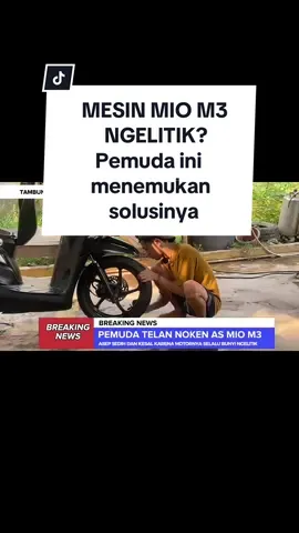 “Setelah menelannya, suara motornya pun tidak berbunyi ngelitik lagi” solusi buat penyakit motor mio m3nya yang ngelitik guys🗿 #masukberanda #foryouu #xyzcba #miom3 #mio #miom3modifikasi #miom3sulawesi🏁 