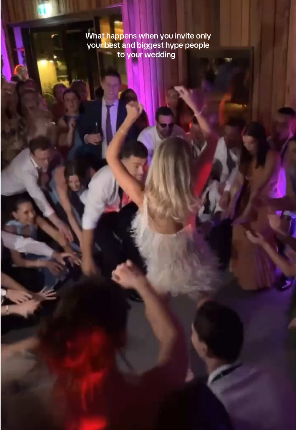 There were no questions when it came to what the last song of the night would be @Taylor Swift #weddingdance #youbelongwithme #weddingdancefloor #fyp 