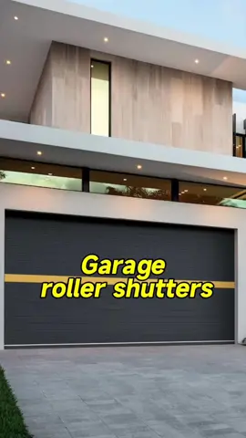 Garage roller shutters,quick opening and closing. #garagedoors #rollingdoor #aluminumdoor #bifolddoors #revolvingdoor #aluminum #factory #deco #tottme #tottmetal