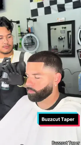 Try a buzzcut high taper 😮‍💨 #IEBarber #inlandempire #buzzcut #hightaper #barber #beard 