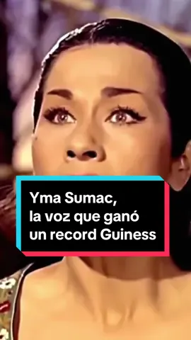 Su voz le valió un record Guiness y es la única peruana en tener una estrella en el paseo de la fama. Hablemos de Yma Sumac #ymasumac #ymasumacchallenge #perú #perú🇵🇪 #perú_tiktok #mexico #soprano #voz #viralllllll #cantantes #vanefariasmaya #hollywood 