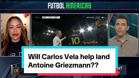 Carlos Vela will help land Antoine Griezmann???  #futbolamericas #concacaf #lafc #carlosvela #antoinegriezmann 