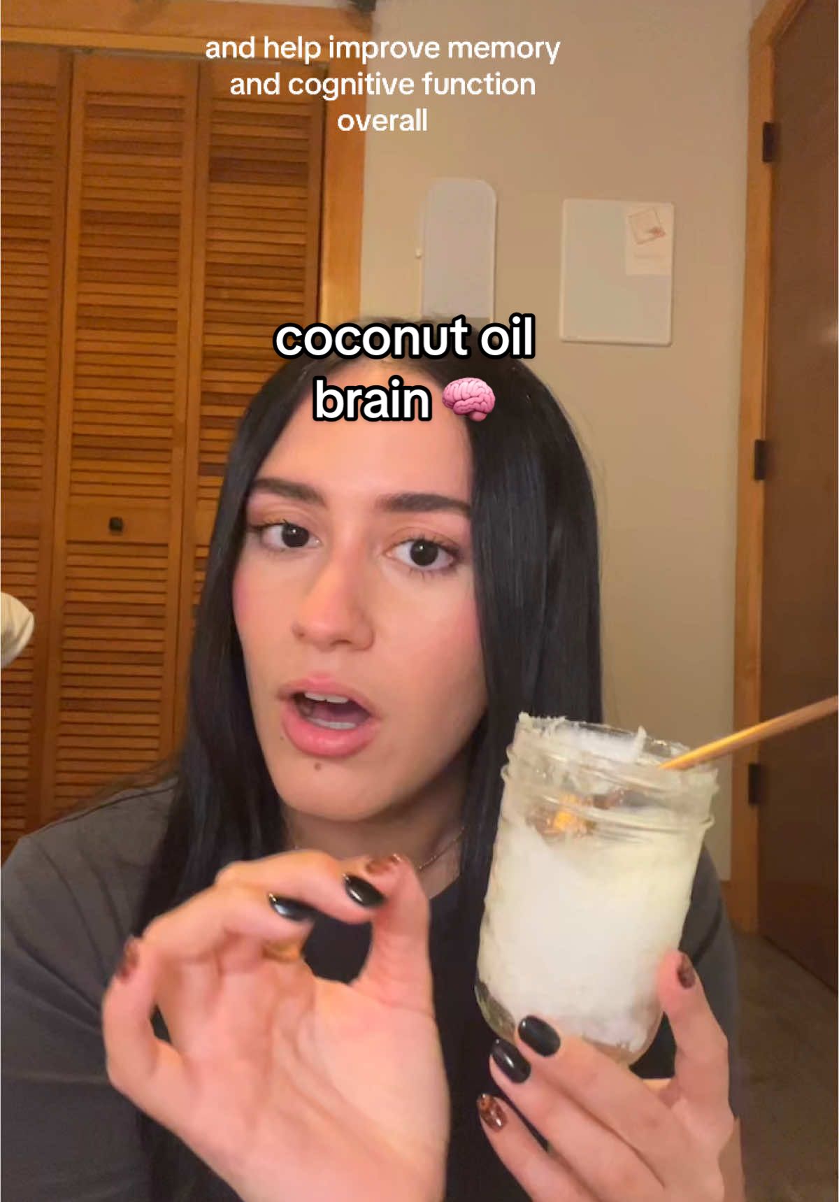 coconut oil and brain health 🧠 #coconutoil #brainhealth 