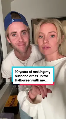 Hopefully 50 more @Derik Beeston😘 Comment which one is your fav! #halloweencostume #marriage #husbandwife #familycostumes #fy #halloween #costumeideas 