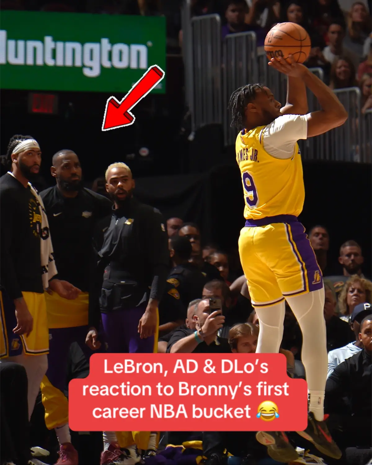 #NBA #basketball #lakers #bronny #lebron 