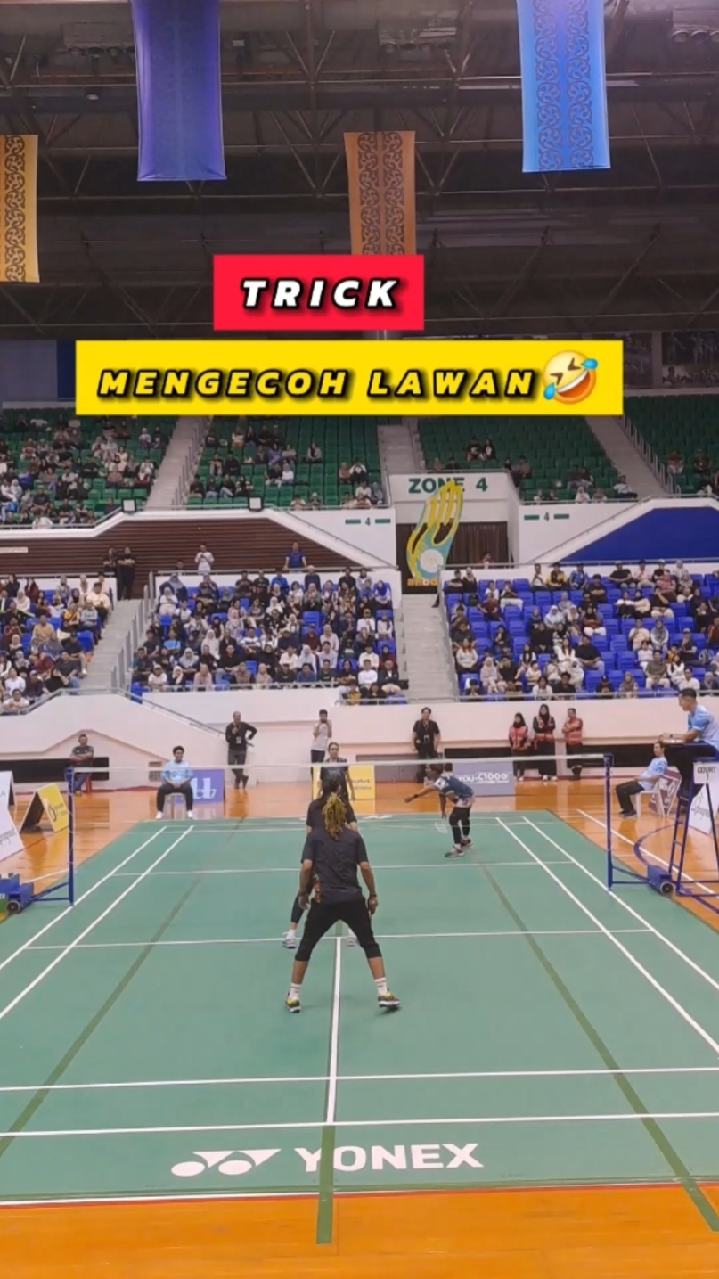 Hati-hati dengan trick ini🤣🙏@NENG MAWAR 69  #nengmawar #maxbolt #exhibition #funnyvideo #cffmbrunei #badmintontrickshot #badmintonfreestyle #badmintonlovers #intanserah #fyp #foryoupage #videoviralitiktok #beranda #badmintonplayer #funnybadminton #bwf #bulutangkisindonesia #badmintonindonesia #badminton #videolucu #badmintonskills #agrippina #trick #trickshot  #badmintontraining #badmintonmalaysia #badmintonbrunei #brunei #badmintontournament #badmintoncomedy #badmintonentertainment #sporttainment 