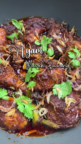 Ayam Masak Bawang  Sedap👍✨ Makan dengan kobis goreng mamak,kuah kari, cili hijau ,Bendi dengan Pappadam  memang surr..teringat2👍 Selamat Mencuba 🫶 #resepimudah #yatulmasak  #resepicarayatul #masakmakansendiri #sekadarberkongsi