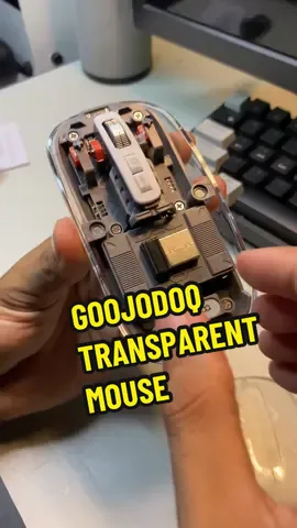 GOOJODOQ Transparent Wireless Mouse #wirelessmouse #goojodoqmouse #goojodoq #fyp 