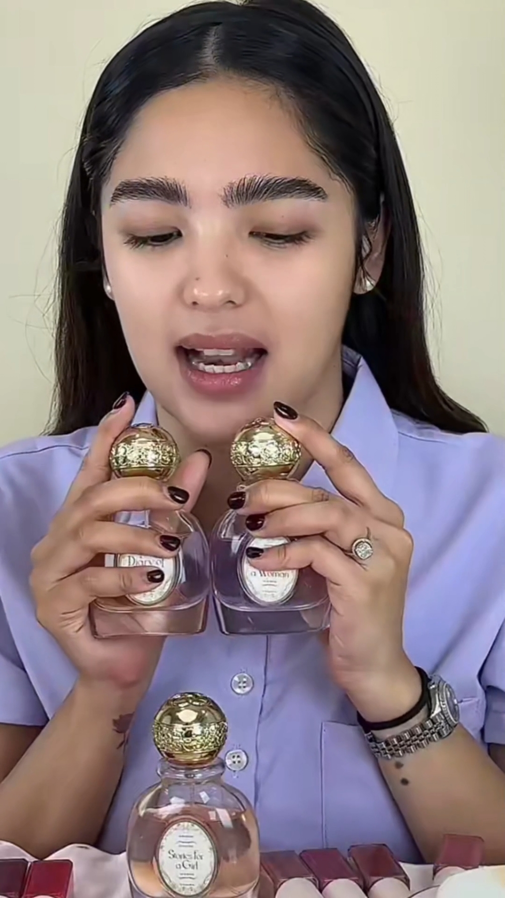 Lucky Potion Perfume 🥰 #andreabrillantes #luckybeautyinc #luckybeauty #luckypotions 