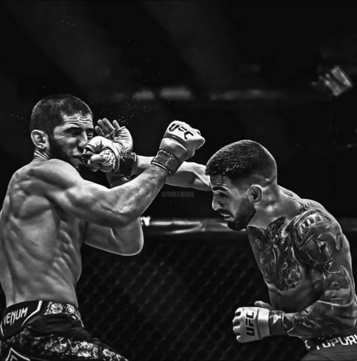 #iliatopuria #vs #islammakhachev #🥷 