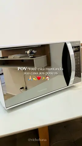 Deus é bom o tempo todo 🙏🏼❤️✨ Dando um passo de cada vez e com o coração cheio de gratidão, pois confio nos planos de Deus!  #morandosozinha #donadecasa #enxovaldecasanova #montandocasa #conquistas 