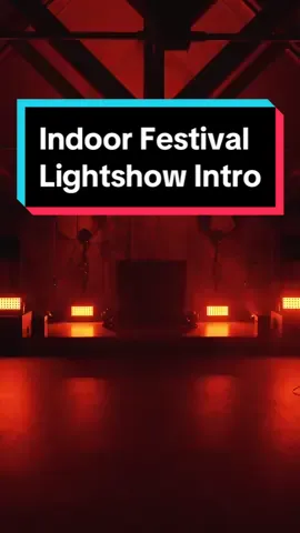 Indoor Timecoded Lightshow/design for a small Event. DM me for Collab #lightshow #timecode #lightdesign #grandma #malighting #festivalintro #openingintro