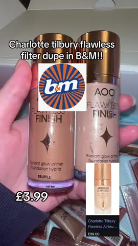 ‼️ 🌺 Charlotte tilbury flawless filter foundation dupe in B&M- £3.99 ‼️ 🌺 #bandm #bandmdupe #bandmdupes #bandmfinds #bandmhaul #bandmbeauty #bandmmakeup #bandmstores #bandmbargains #bandmdoop #dupe #dupes #fyp #foryoupage #foryou #dontmissout #hurry #rundontwalk #Love #obsessed #bargains #savings #charlottetilbury #charlottetilburydupe #flawlessfilter #flawlessfilterdupe 