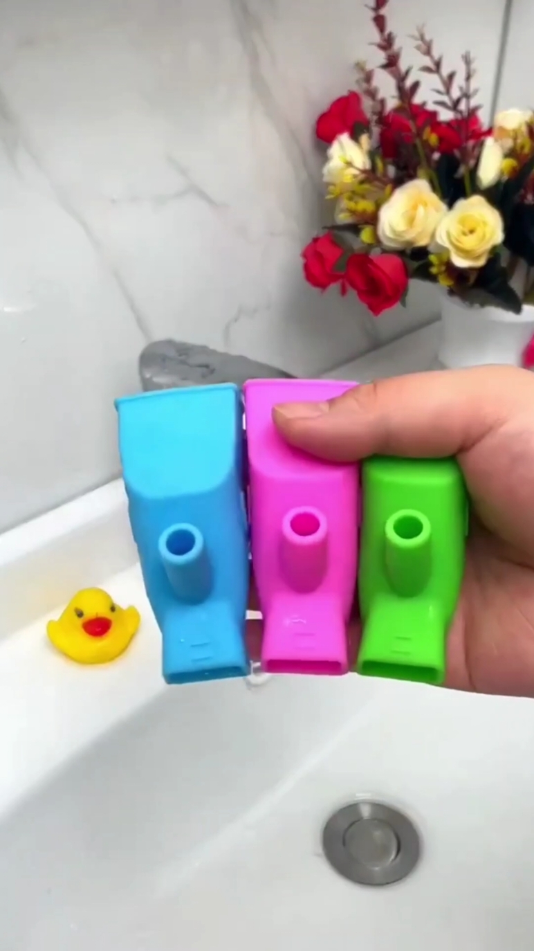 Silicone Bathroom Sink Faucet Extender Suitable For Children's Faucet Extender