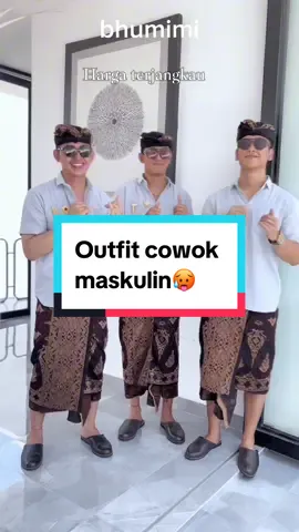 Outfit cowok maskulin😍 #bali #balinese#endek#OOTD#fyp#fyp