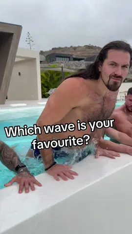 Who made the biggest splash? 🌊 #sun #fun #lads #beard #tattoos #fyp @Reece Beresford @Papikocic @Dcbrne @PaulthePlumberOfficial @MrPleasure 
