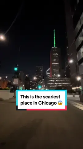 This is the scariest place in Chicago.💀 #chicago #scary #halloween #creepy #spooky #chicagotiktok #downtownchicago  