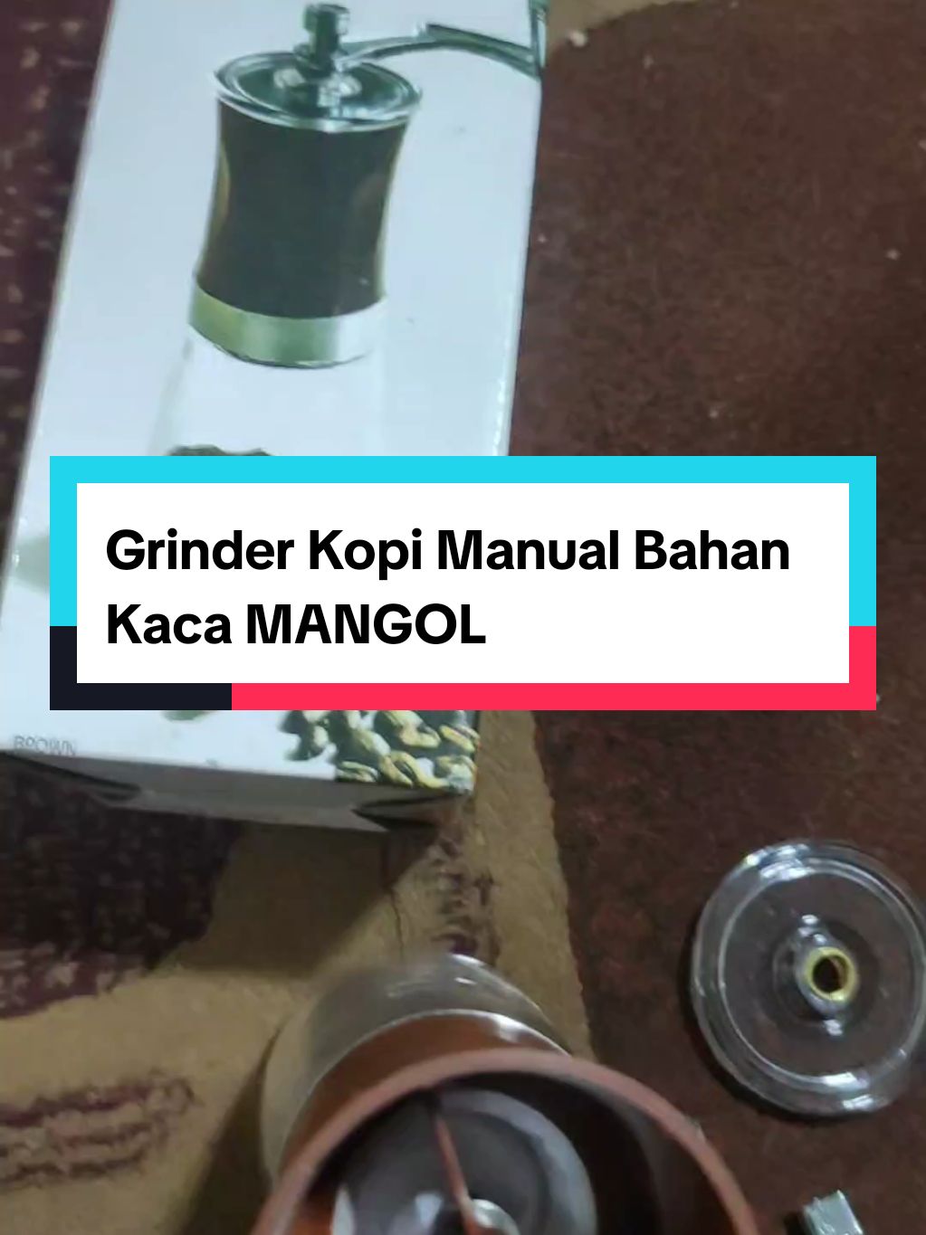 Grinder Kopi Manual Bahan Kaca MANGOL#shopmaster #penggilingkopimanual#mangolpenggilingkopikaca