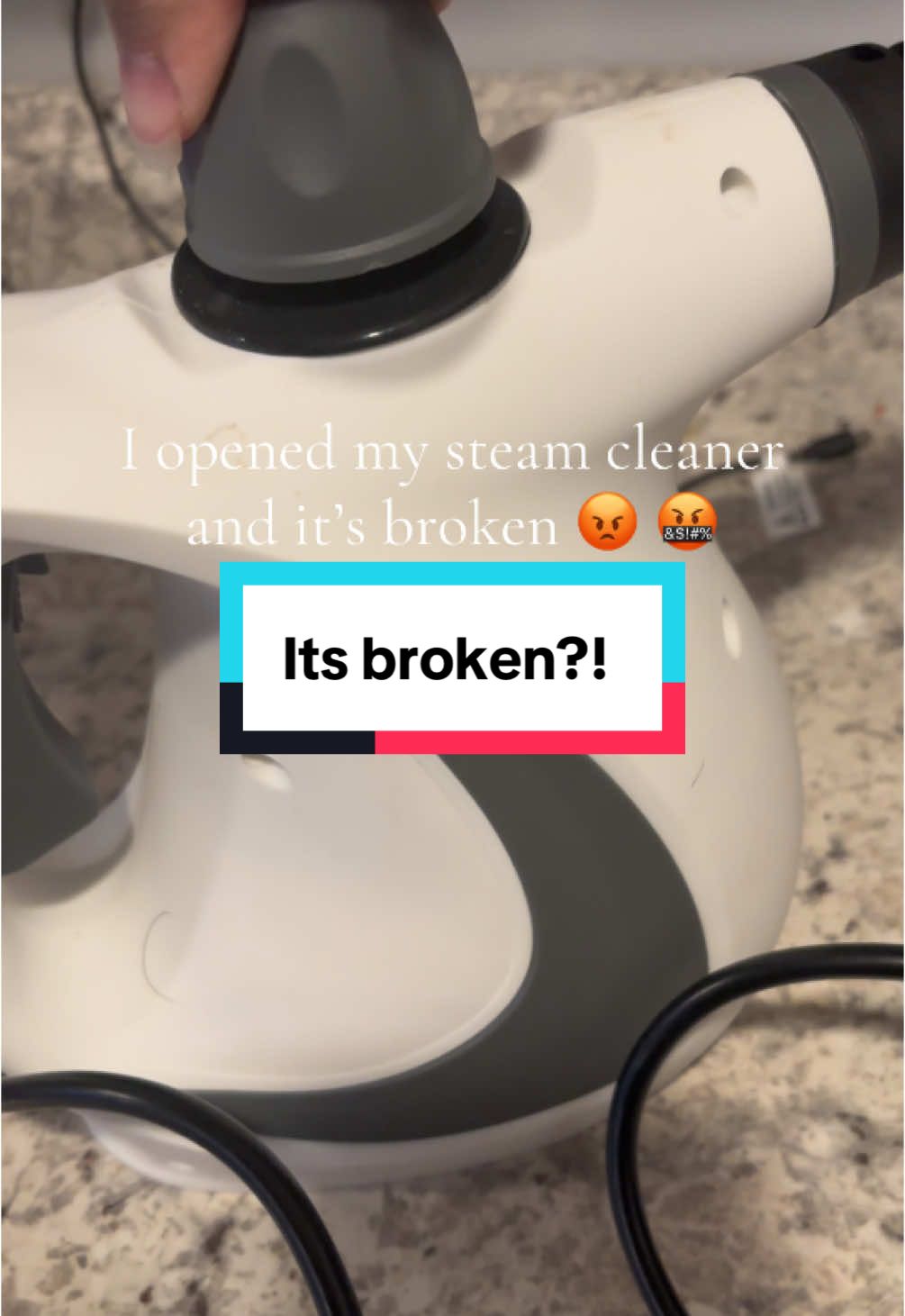 I thought my steam cleaner was broken and was so mad. Safety features are good 😅 #steamcleaning #steam #steamcleaner #tiktokshopblackfriday #tiktokshopcybermonday #giftsforhim 