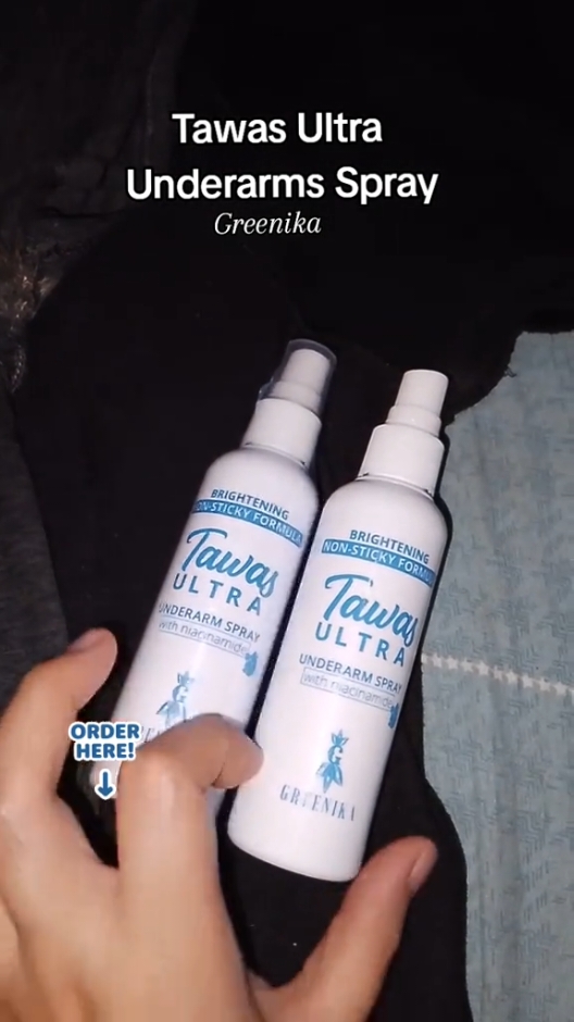 Greenika Tawas Ultra underarm spray #underarmspray #greenika #deospray #deodorant #antipersperant #foryou #fyp 