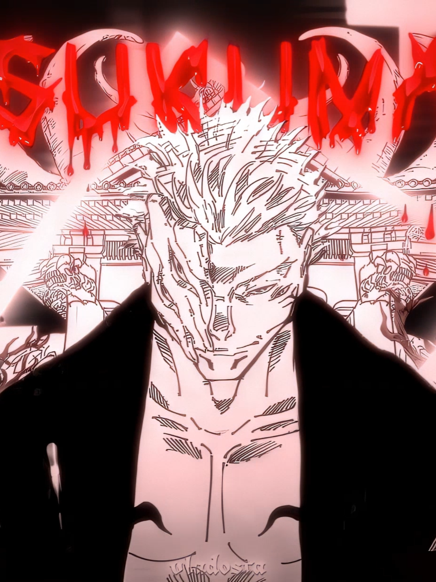 sukuna symbiote🔥 #jjk #jujutsukaisen #sukuna #ryomensukuna #edit #symbiote #symbiotestyle