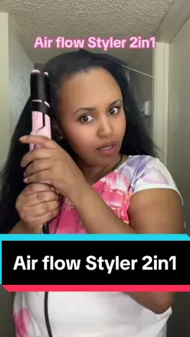 This product is amazing! super easy to use.makes it so easy to straighten a curl at the same time##air#flow#styler#2in1#easy#to#use#amazing#product#tiktokshopblackfriday#tiktokshopcybermonday#ttslevelupair flow styler 2in1 