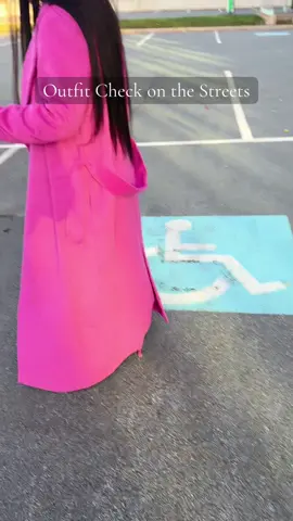What I’m wearing on the streets of Halifax ☺️ #fyp #fashion #contentcreators #fallfashion #pinkcoat #pink 
