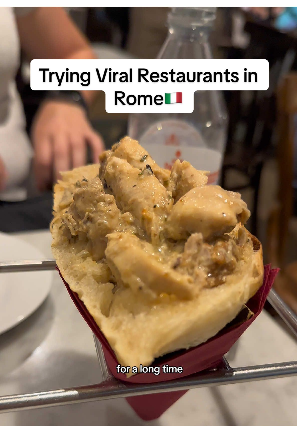 📍Trapazzino, Trastavere, Rome  Rome has many places you can eat however if you miss out on this one you truly didn’t experience the food of Rome!! 🇮🇹 10/10 A+ ##romefood##streetfood##italytravel