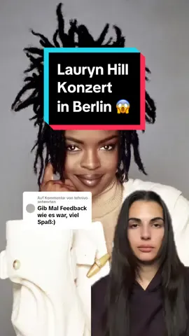 Antwort auf @tehnivo Ich verstehe ehrlich gesagt die Kritik an Lauryn Hills Konzerten nicht. Diese Frau hat immer noch so eine heftige Stimme und Power. Das Konzert in Berlin war wirklich toll! #laurynhill #konzert #tour #live #fugees #berlin #wyclefjean #rap #raptok #hiphop #oldschool 