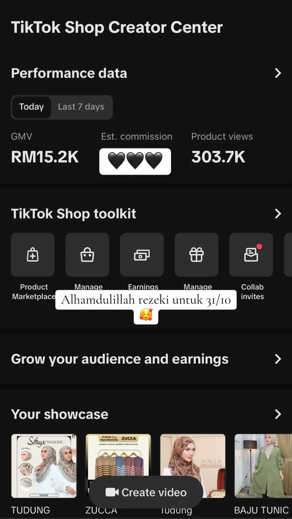 Alhamdulillah3x , terima kasih semua yg support . Semoga dimurahkan rezeki selalu , aamiinnn3x🤲🥰 #rezekiallah #rezekikeluargakecilku 
