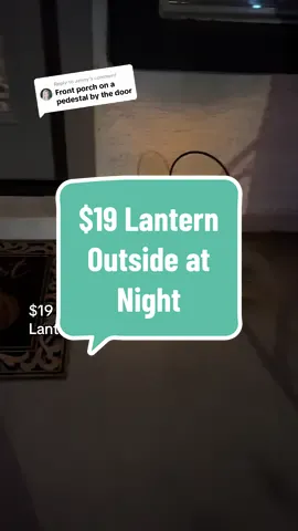 Replying to @Jenny @QVC, Inc lantern outside and reporting for duty.  #tiktokblackfriday #christmasdecorations #qvcchristmas #farmhousedecor 