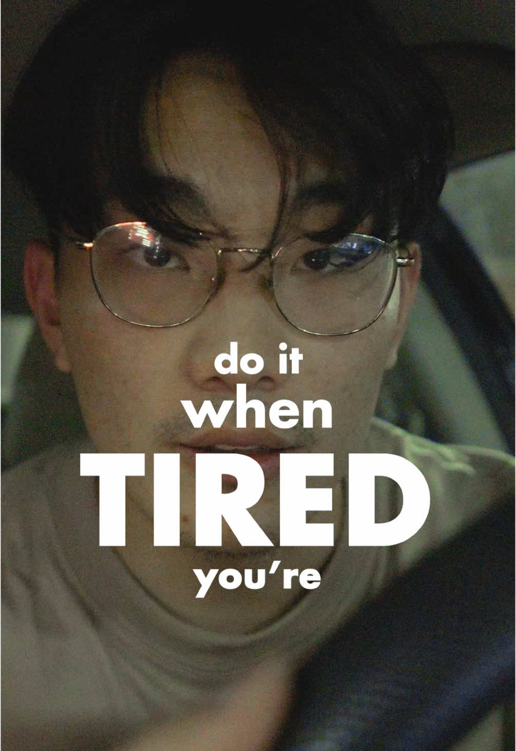 do it when you’re tired #tired #motivationalspeaker #quotes #SelfImprovement 
