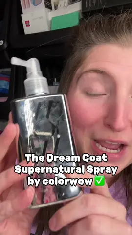 Frizzy hair girls you need this dreamcoat supernatural spray by colorwow 😍✅