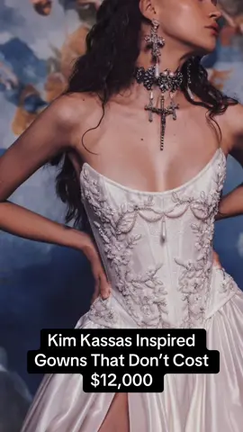 Kim Kassas inspired gowns #wedding #weddingdress #kimkassas #kimkassascouture #bridetok #2025bride #2026bride 