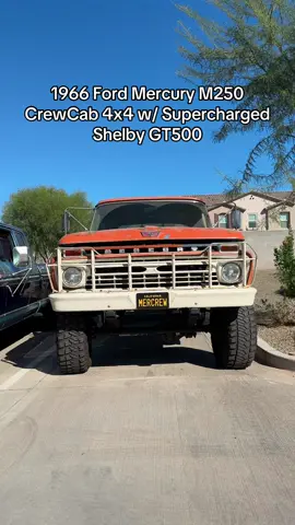Happy Halloween. This rare Mercury crewcab “Mercules” is such a sweet truck. You guys probably know this beauty’s owned by Roman with Keepin it Classic, but its here at the shop because we have some fun plans for it. You’re gonna wanna stay tuned! 1966 Mercury M250 4x4 Trinity 5.8L DOHC Supercharged Shelby GT500 / Tremec 6060 6 speed making 740+ HP 🎃 #fatfendergarage #fordtrucks #f250 #m250 #mercury #fordmercury #fordcrewcab #crewcab #classictrucks #happyhalloween #gt500 #4x4 #supercharged 