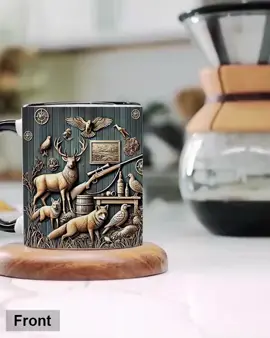 Chasing adventure one sip at a time! 🏞️☕ #CeramicHuntingMug #AdventureAwaits #huntingseason #deerhunting #coffeemug 