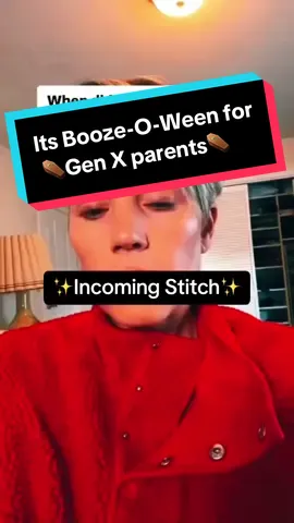 🚨ATTN GEN X parents!🚨 We know the truth, that trick or treating has ALWAYS been a non-stop booze cruise for the parents🍷 This is nothing new🤣 Parents, do you take roadies with you as the kids trick-or-treat? What are your thoughts on Halloween being a night for parents to get their drink on?🥴 (Stitch with the amazing @Celeste Yvonne | Author) . #halloween #genx #generationx #genxmoms #parentint #genxmom #generationx #MomsofTikTok #momsoftiktokclub #80sbaby #80skid 