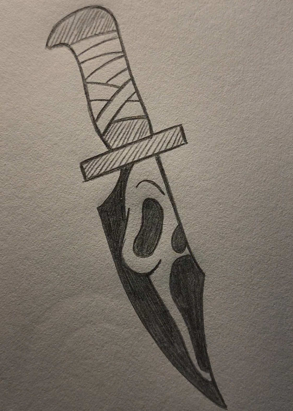 How to draw Ghostface #artistsoftiktok #howto #easydrawing #tutorials #graffitiart #ghostface #fyp 